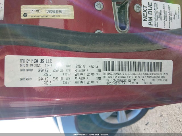 Продаж на аукціоні авто 2014 Jeep Compass Sport, vin: 1C4NJCBA1ED560149, номер лоту: 46323861