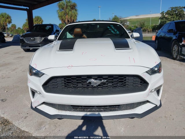 2021 Ford Mustang Ecoboost Premium მანქანა იყიდება აუქციონზე, vin: 1FATP8UH7M5108444, აუქციონის ნომერი: 46323918