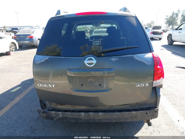 46324001 :رقم المزاد ، 5N1BV28U46N127385 vin ، 2006 Nissan Quest 3.5 S مزاد بيع
