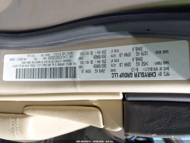 Продаж на аукціоні авто 2014 Jeep Grand Cherokee Overland, vin: 1C4RJFCG5EC255250, номер лоту: 46324310