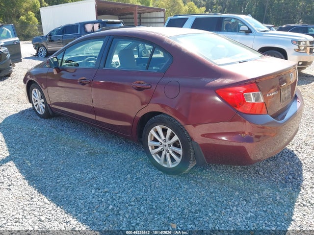 Продажа на аукционе авто 2012 Honda Civic Ex, vin: 2HGFB2F87CH539312, номер лота: 46325442