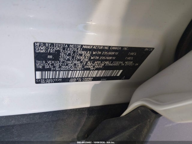 Продажа на аукционе авто 2026 Toyota Rav4 Xle Premium, vin: 2T36CRAV5TW040641, номер лота: 46325492