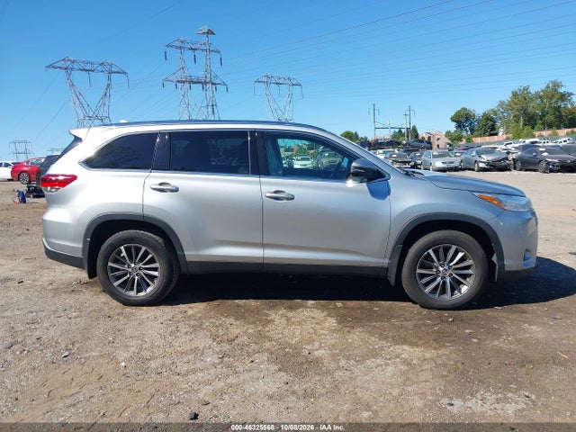 2019 Toyota Highlander Xle მანქანა იყიდება აუქციონზე, vin: 5TDJZRFH0KS576957, აუქციონის ნომერი: 46325568