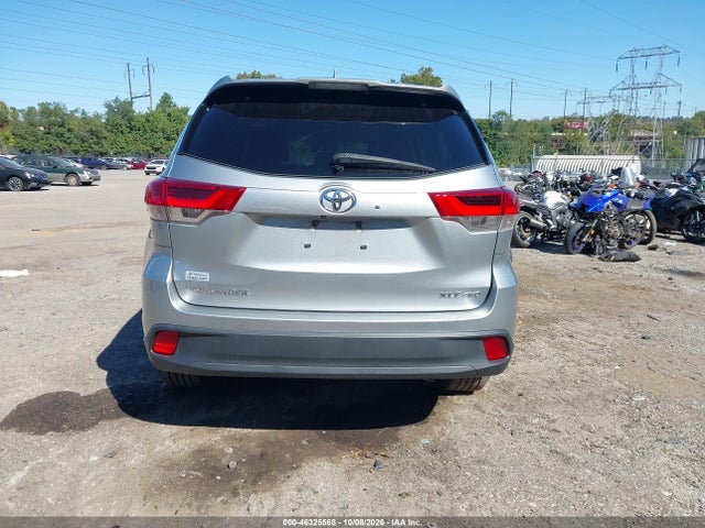 2019 Toyota Highlander Xle მანქანა იყიდება აუქციონზე, vin: 5TDJZRFH0KS576957, აუქციონის ნომერი: 46325568