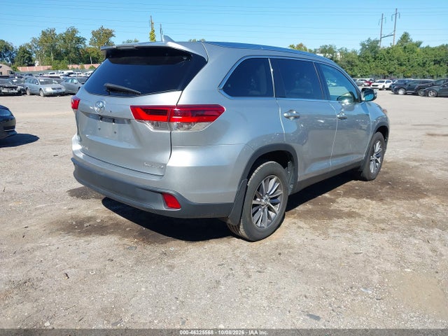 2019 Toyota Highlander Xle მანქანა იყიდება აუქციონზე, vin: 5TDJZRFH0KS576957, აუქციონის ნომერი: 46325568