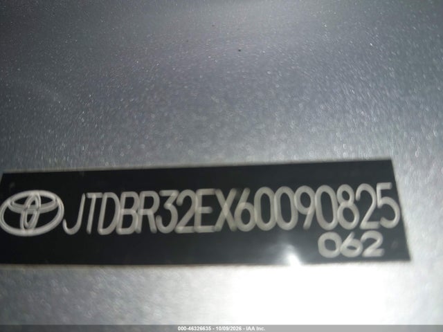 Продаж на аукціоні авто 2006 Toyota Corolla Ce, vin: JTDBR32EX60090825, номер лоту: 46326635