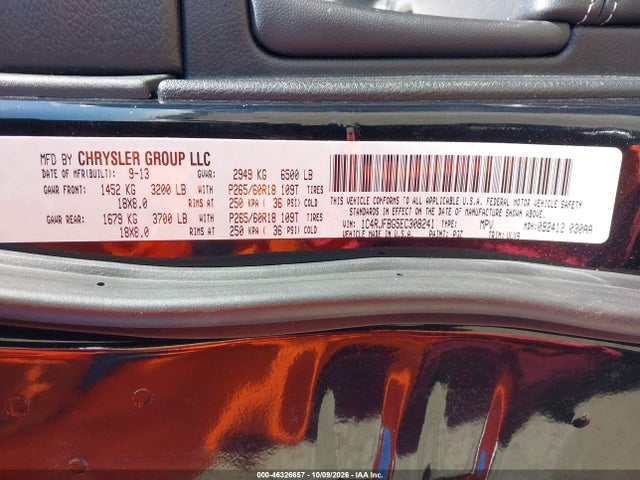 46326657 :رقم المزاد ، 1C4RJFBG5EC308241 vin ، 2014 Jeep Grand Cherokee Limited مزاد بيع
