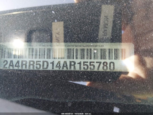 46326723 :رقم المزاد ، 2A4RR5D14AR155780 vin ، 2010 Chrysler Town & Country Touring مزاد بيع