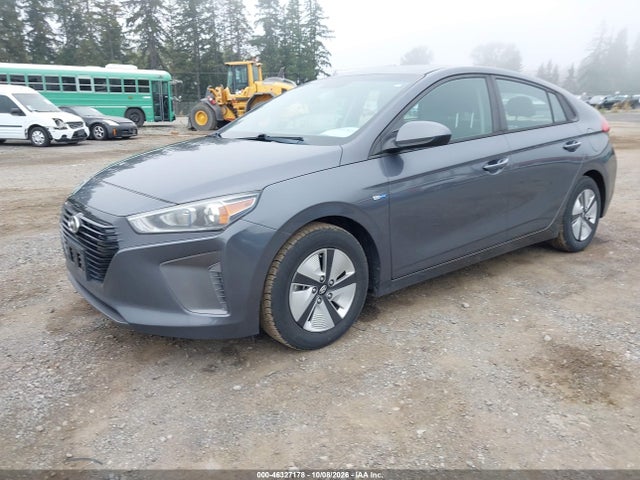 KMHC65LC9JU076885 Hyundai Ioniq Hybrid Blue