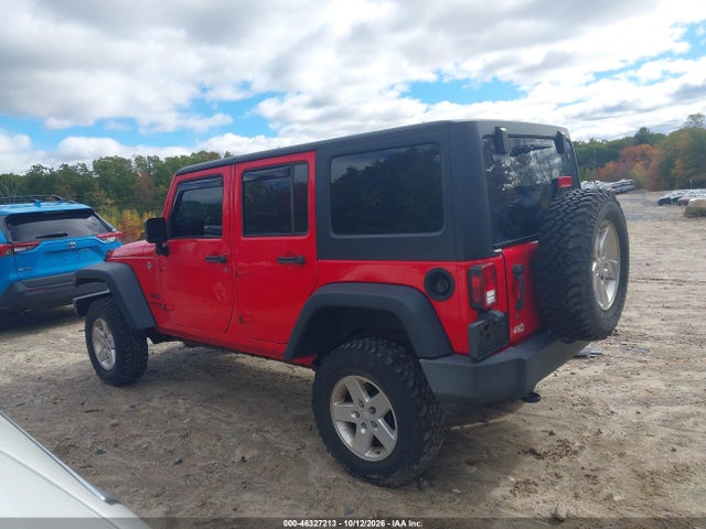 46327213 :رقم المزاد ، 1C4BJWDGXJL802412 vin ، 2018 Jeep Wrangler Jk Unlimited Sport 4x4 مزاد بيع