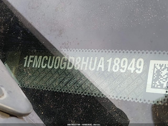 1FMCU0GD8HUA18949 Ford ESCAPE SE