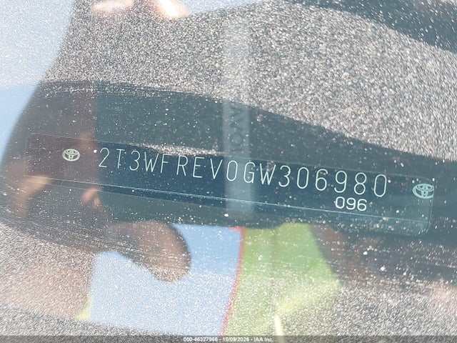 46327966 :رقم المزاد ، 2T3WFREV0GW306980 vin ، 2016 Toyota Rav4 Xle مزاد بيع