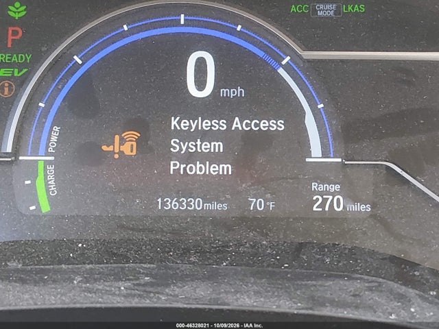 Aukcja sprzedaży 2018 Honda Clarity Plug-in Hybrid, vin: JHMZC5F14JC022626, numer aukcji: 46328021