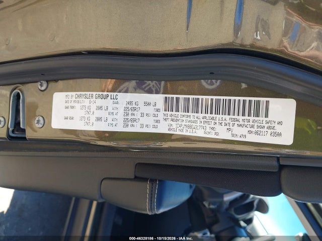 Продажа на аукционе авто 2014 Jeep Cherokee Sport, vin: 1C4PJMAB8EW317743, номер лота: 46328186
