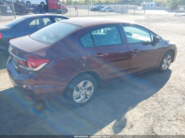 Продажа на аукционе авто 2013 Honda Civic Lx, vin: 19XFB2E53DE068780, номер лота: 46328234