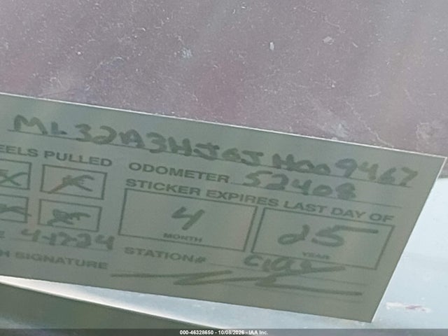 Продаж на аукціоні авто 2018 Mitsubishi Mirage Es, vin: ML32A3HJ0JH009467, номер лоту: 46328650