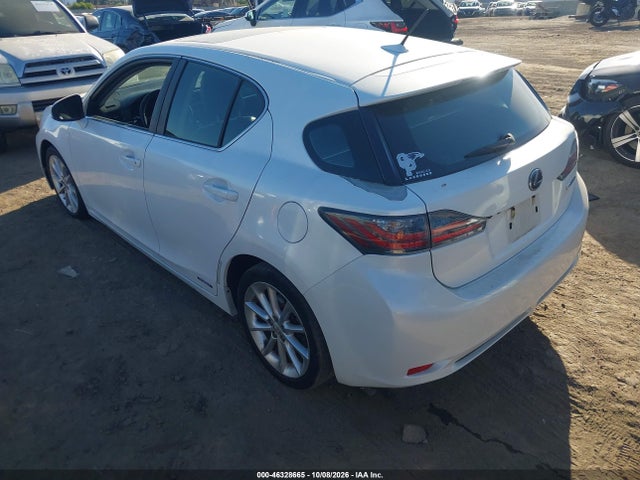 2011 Lexus Ct 200h Premium მანქანა იყიდება აუქციონზე, vin: JTHKD5BH1B2041028, აუქციონის ნომერი: 46328665
