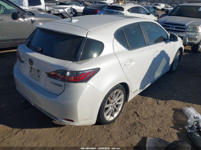 2011 Lexus Ct 200h Premium მანქანა იყიდება აუქციონზე, vin: JTHKD5BH1B2041028, აუქციონის ნომერი: 46328665