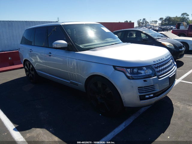 2015 Land Rover Range Rover 5.0l V8 Supercharged Autobiography მანქანა იყიდება აუქციონზე, vin: SALGV2TF6FA214630, აუქციონის ნომერი: 46329370