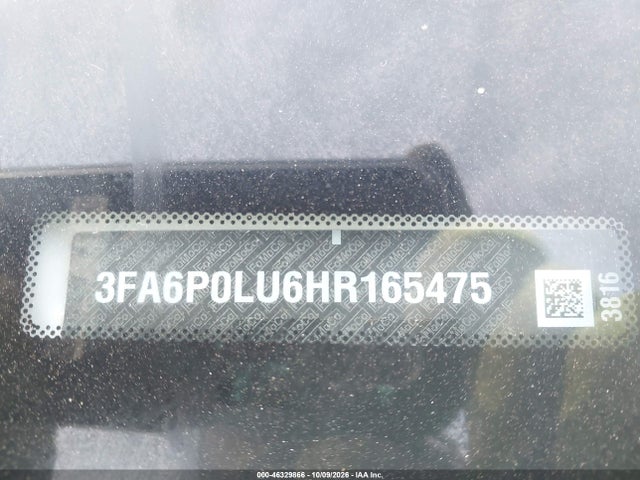 Aukcja sprzedaży 2017 Ford Fusion Hybrid Se, vin: 3FA6P0LU6HR165475, numer aukcji: 46329866