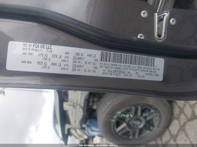 Jeep Compass Latitude Fwd 2019 3C4NJCBB7KT855464 Image 9