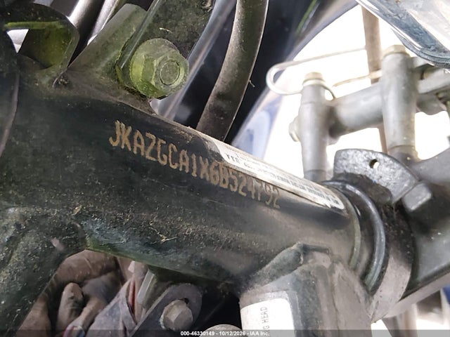 2006 Kawasaki Zg1000 მანქანა იყიდება აუქციონზე, vin: JKAZGCA1X6B524792, აუქციონის ნომერი: 46330149