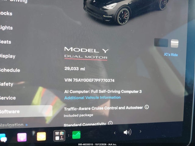7SAYGDEF7PF770374 Tesla Model Y Performance Dual Motor All-wheel Drive