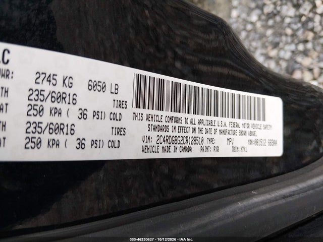 Aukcja sprzedaży 2012 Dodge Grand Caravan Se/avp, vin: 2C4RDGBG2CR128510, numer aukcji: 46330627