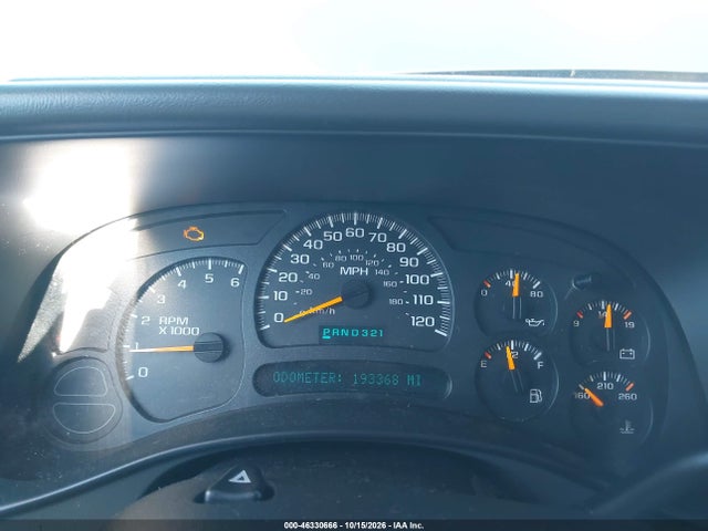 46330666 :رقم المزاد ، 2GCEK19T731271102 vin ، 2003 Chevrolet Silverado 1500 Ls مزاد بيع