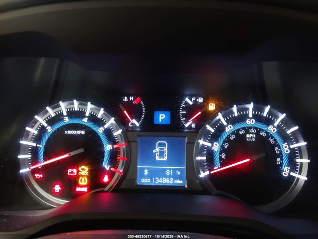 2017 Toyota 4runner Limited მანქანა იყიდება აუქციონზე, vin: JTEBU5JR3H5447536, აუქციონის ნომერი: 46330677