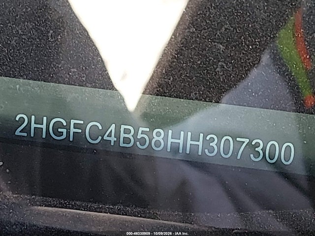 2HGFC4B58HH307300 Honda Civic Lx