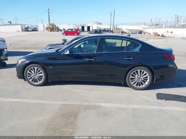 2018 Infiniti Q50 3.0t Luxe მანქანა იყიდება აუქციონზე, vin: JN1EV7AP0JM362628, აუქციონის ნომერი: 46330952