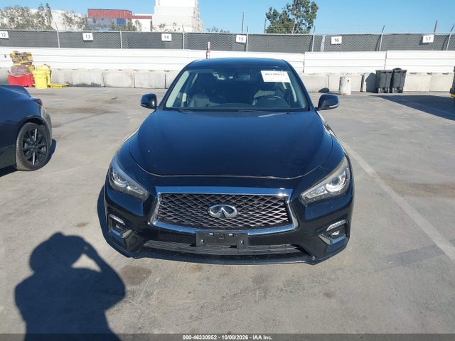 2018 Infiniti Q50 3.0t Luxe მანქანა იყიდება აუქციონზე, vin: JN1EV7AP0JM362628, აუქციონის ნომერი: 46330952