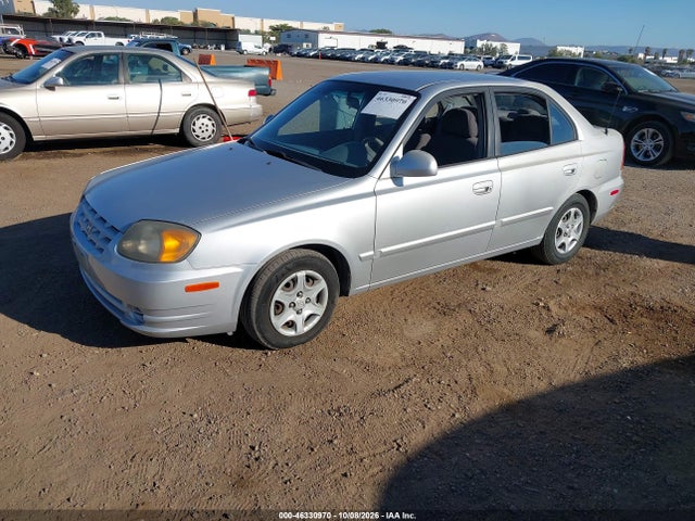 Продажа на аукционе авто 2005 Hyundai Accent Gls, vin: KMHCG45C15U576629, номер лота: 46330970