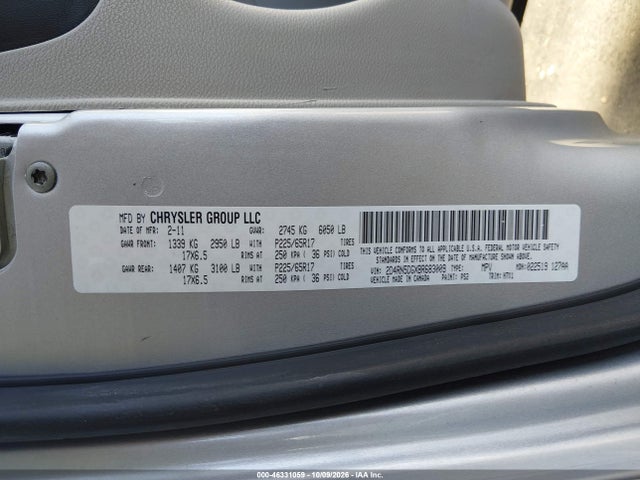 Продаж на аукціоні авто 2011 Dodge Grand Caravan Crew, vin: 2D4RN5DGXBR683009, номер лоту: 46331059