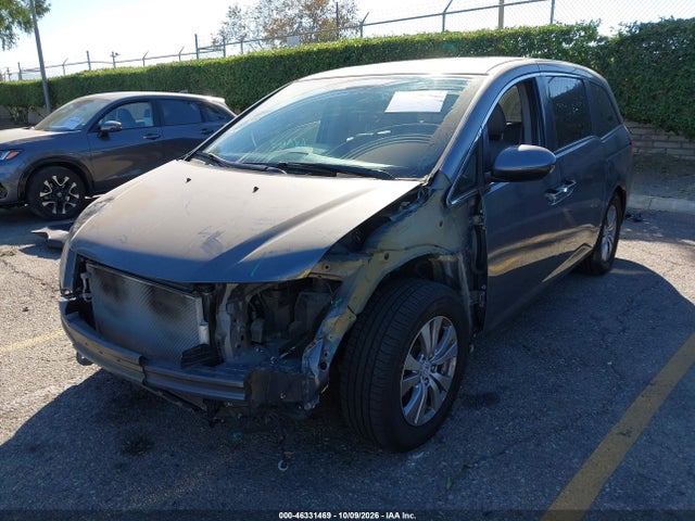2014 Honda Odyssey Ex-l მანქანა იყიდება აუქციონზე, vin: 5FNRL5H69EB074594, აუქციონის ნომერი: 46331469