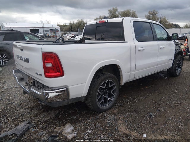 2026 Ram 1500 Laramie  4x4 5'7 Box მანქანა იყიდება აუქციონზე, vin: 3C6SRFJP8T4164344, აუქციონის ნომერი: 46331921