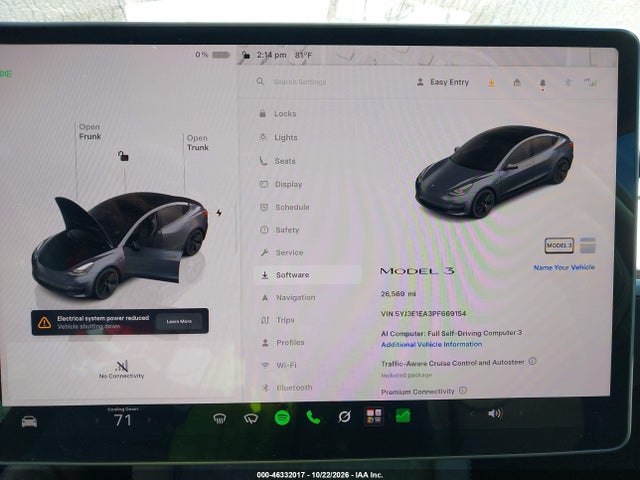 Tesla Model 3 Rear-wheel Drive 2023 5YJ3E1EA3PF669154 Image 7