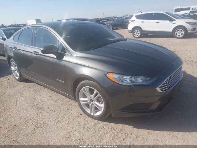 2018 Ford Fusion Hybrid S მანქანა იყიდება აუქციონზე, vin: 3FA6P0UU2JR198378, აუქციონის ნომერი: 46332082