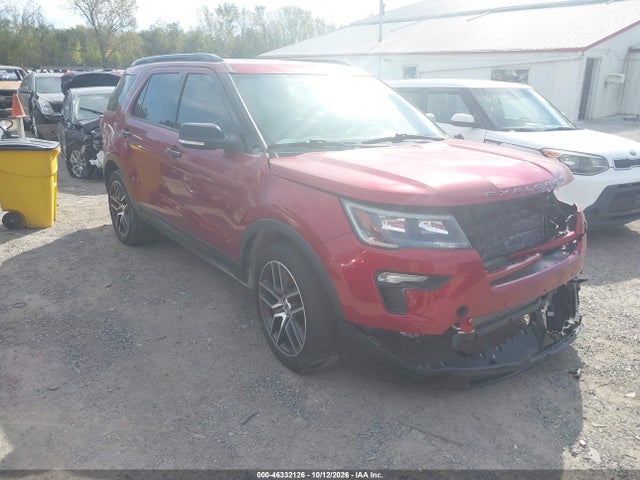 2018 Ford Explorer Sport მანქანა იყიდება აუქციონზე, vin: 1FM5K8GT8JGB66012, აუქციონის ნომერი: 46332126
