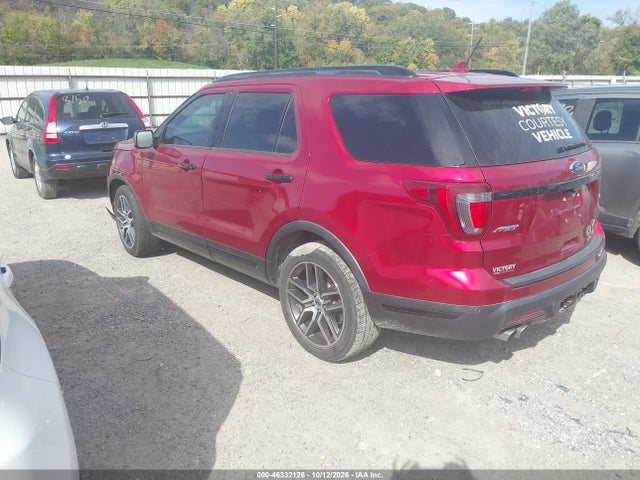 46332126 :رقم المزاد ، 1FM5K8GT8JGB66012 vin ، 2018 Ford Explorer Sport مزاد بيع