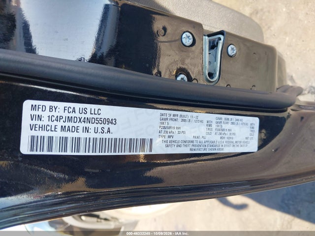 Jeep Cherokee Limited 4x4 2022 1C4PJMDX4ND550943 Image 9