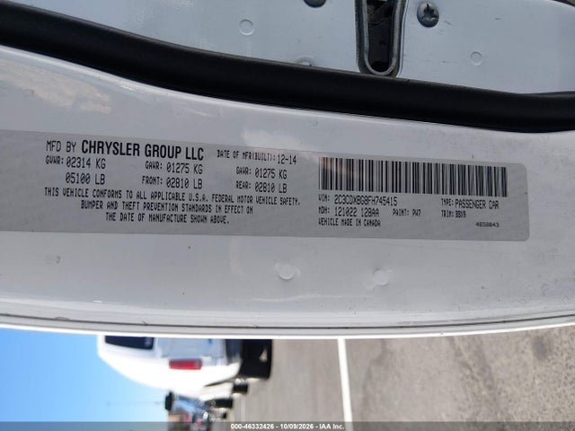 Dodge Charger Se 2015 2C3CDXBG8FH745415 Image 17