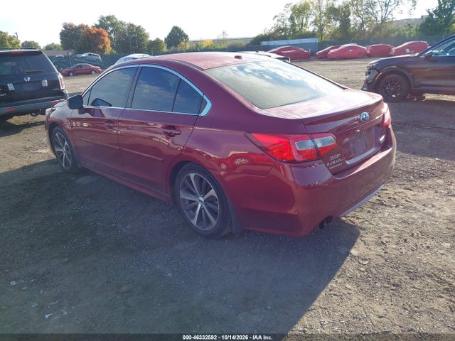 Продаж на аукціоні авто 2015 Subaru Legacy 2.5i Limited, vin: 4S3BNAN66F3052138, номер лоту: 46332592