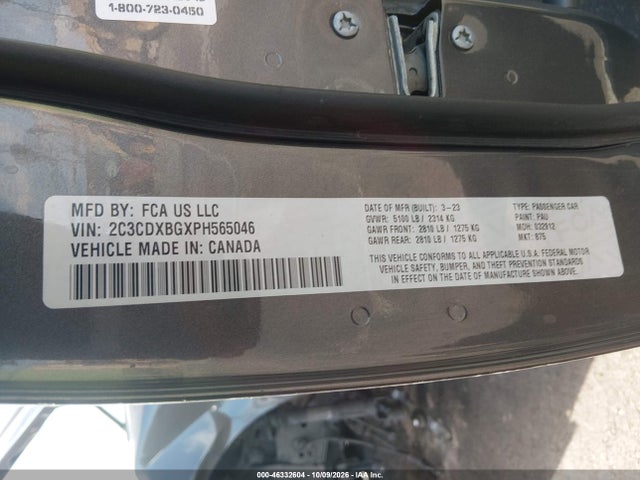 Dodge Charger Sxt 2023 2C3CDXBGXPH565046 Image 9