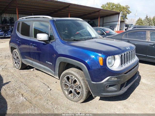 2018 Jeep Renegade Limited 4x4 მანქანა იყიდება აუქციონზე, vin: ZACCJBDB2JPG97961, აუქციონის ნომერი: 46332772