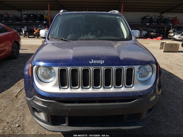 2018 Jeep Renegade Limited 4x4 მანქანა იყიდება აუქციონზე, vin: ZACCJBDB2JPG97961, აუქციონის ნომერი: 46332772