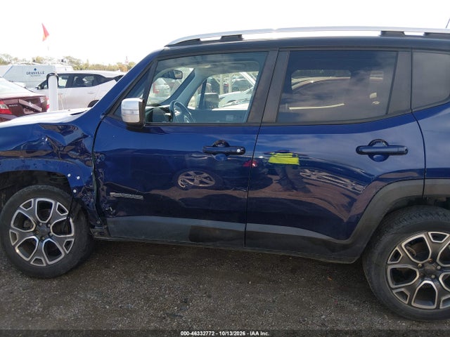 2018 Jeep Renegade Limited 4x4 მანქანა იყიდება აუქციონზე, vin: ZACCJBDB2JPG97961, აუქციონის ნომერი: 46332772