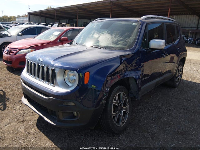 2018 Jeep Renegade Limited 4x4 მანქანა იყიდება აუქციონზე, vin: ZACCJBDB2JPG97961, აუქციონის ნომერი: 46332772