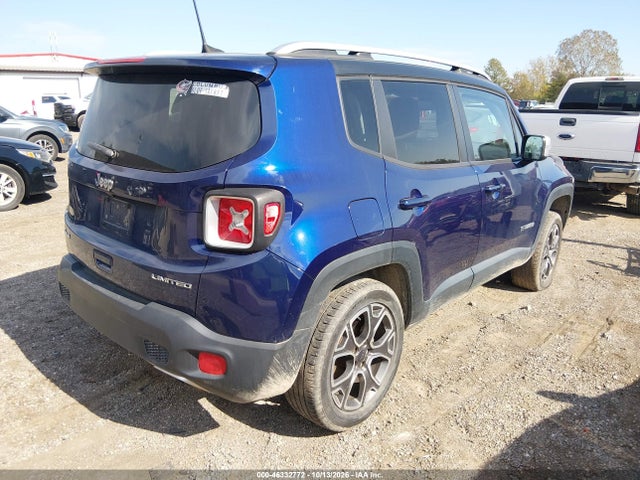 2018 Jeep Renegade Limited 4x4 მანქანა იყიდება აუქციონზე, vin: ZACCJBDB2JPG97961, აუქციონის ნომერი: 46332772